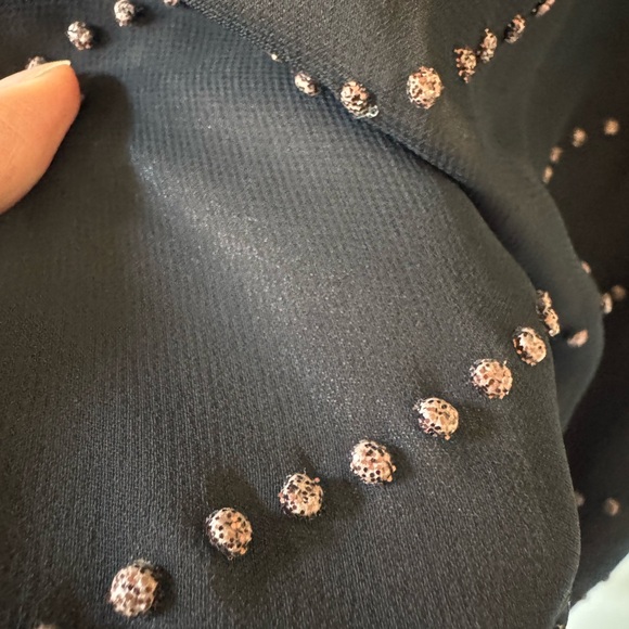 Sonja Kiefer Women’s Silhouette Y2K Baby Doll Style Beaded Gown size XS - Picture 6 of 16